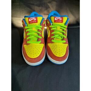 Nike SB Dunk Low Pro "Bart Simpson" Red Yellow Size 6 Used VGC BQ6817-602